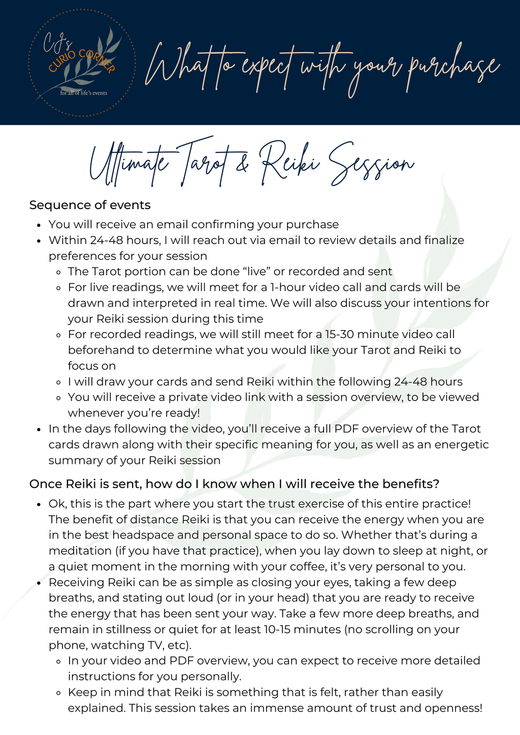 Ultimate Tarot and Reiki Bundle (CJ's Favorite)