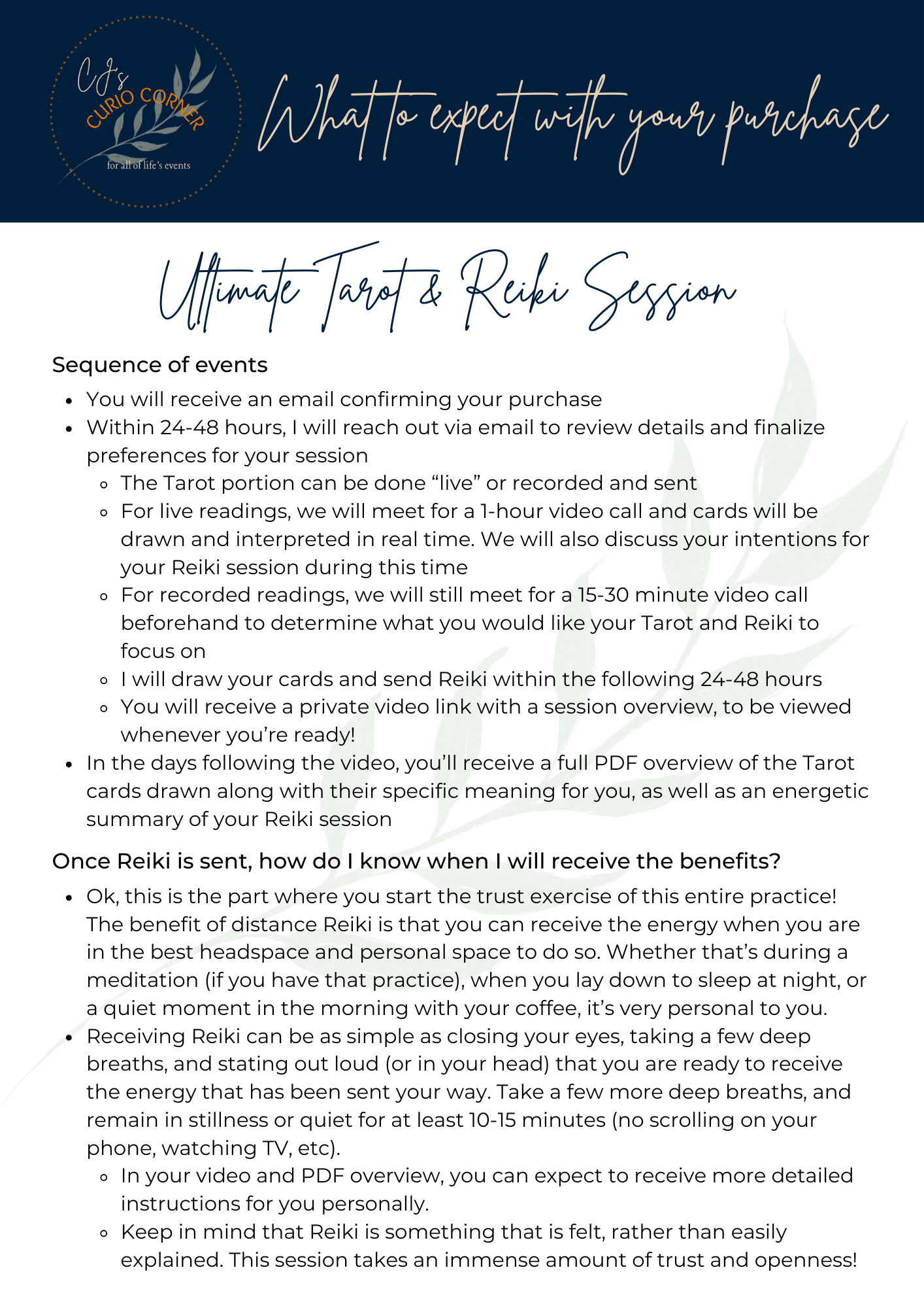 Ultimate Tarot and Reiki Bundle (CJ's Favorite)